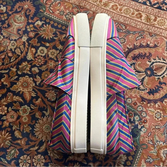 GUC Cecelia Anthropologie sneakers. Size 8. Colorful pink, blue and green shoe - Picture 9 of 11